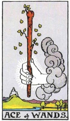 Ý nghĩa lá bài Ace of Wands - Lá Bài Át Gậy