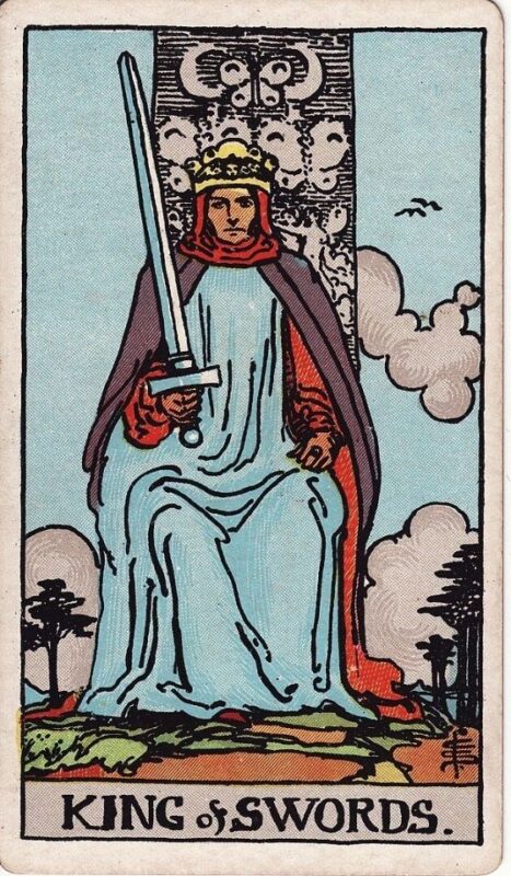 Ý nghĩa lá bài King of Swords - Lá Bài Vua Kiếm