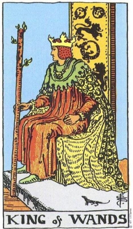 Ý nghĩa lá bài King of Wands - Lá Bài Vua Gậy
