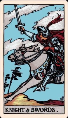 Ý nghĩa lá bài Knight of Swords - Lá Bài Kỵ Sĩ Kiếm