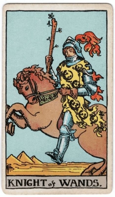 Ý nghĩa lá bài Knight of Wands - Lá Bài Kỵ Sĩ Gậy