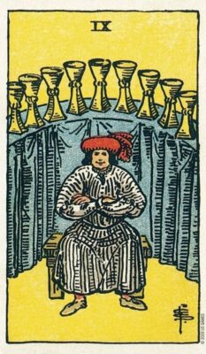 Ý nghĩa lá bài Nine of Cups - Lá Bài 9 Ly