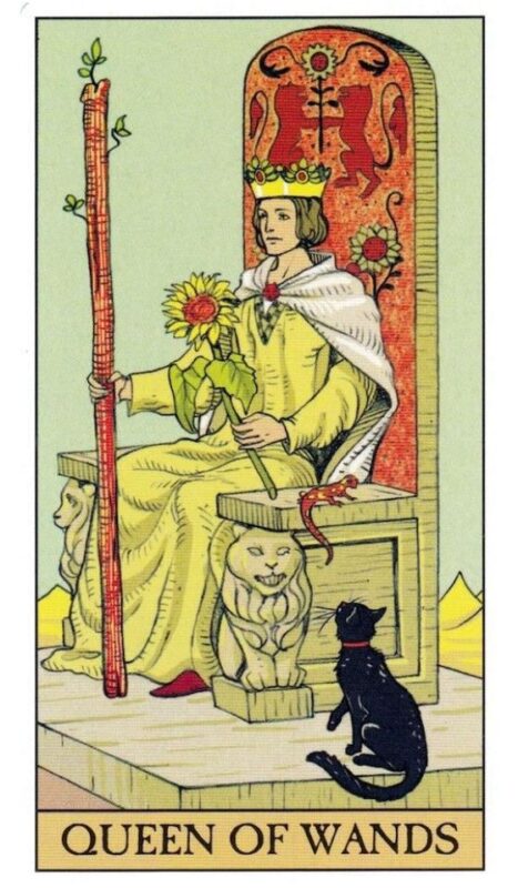 Ý nghĩa lá bài Queen of Wands - Lá Bài Nữ Hoàng Gậy