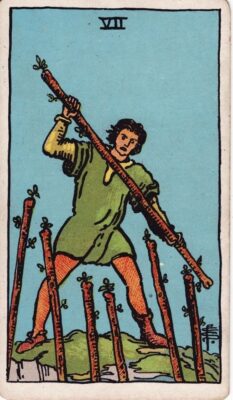 Ý nghĩa lá bài Seven of Swords - Lá Bài 7 Kiếm