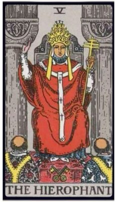 Ý nghĩa lá bài The Hierophant - Lá Bài Giáo Hoàng