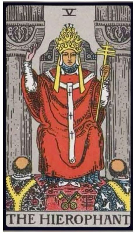 Ý nghĩa lá bài The Hierophant - Lá Bài Giáo Hoàng