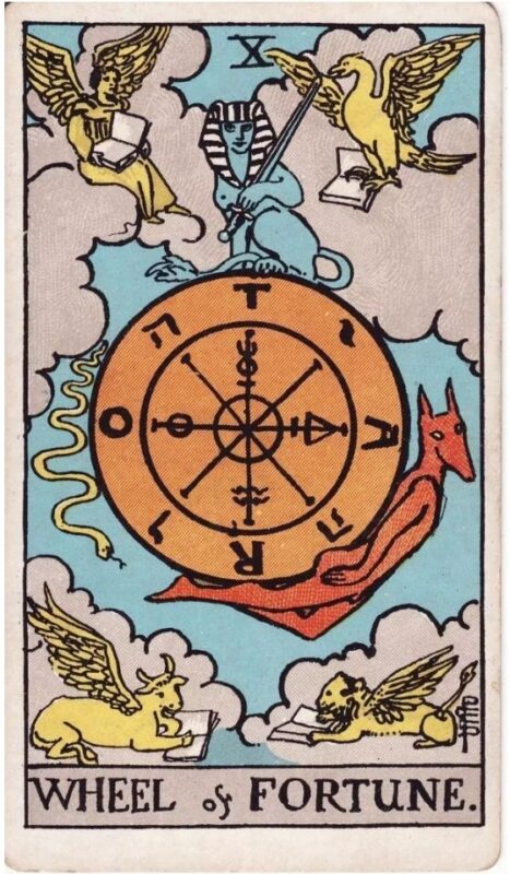 Ý nghĩa lá bài Wheel of Fortune - Lá Bài Bánh Xe Số Phận